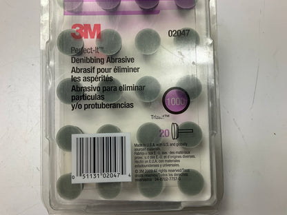 3M 02047 Perfect-It 1000 Grade 1000 Grit Denibbing Abrasive, 20 Pcs