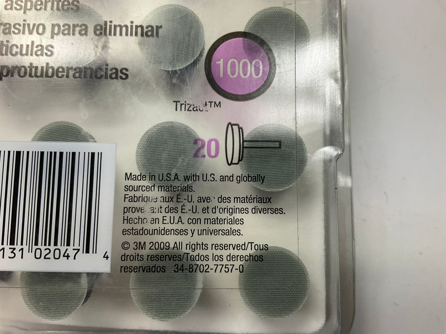 3M 02047 Perfect-It 1000 Grade 1000 Grit Denibbing Abrasive, 20 Pcs