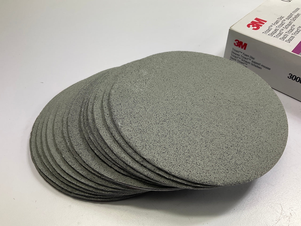 3M Trizact 02085 443SA Abrasive Sanding Discs, 6 In Dia, 3000 Grit, 15 Discs