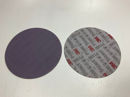3M 02088 Trizact P1500 Grit 6'' Hookit Clear Coat Sanding Disc - 25 / Pack
