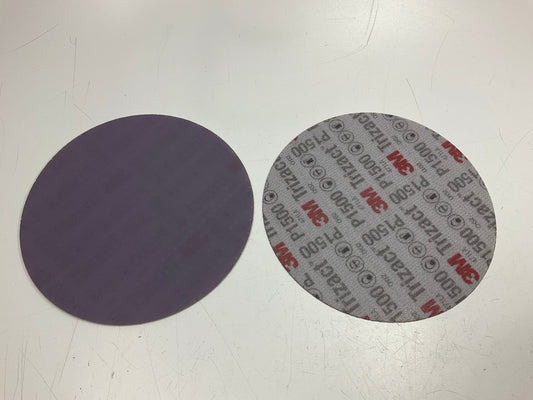 3M 02088 Trizact P1500 Grit 6'' Hookit Clear Coat Sanding Disc - 25 / Pack