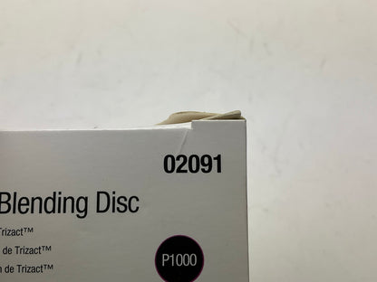 3M 02091 Trizact Hookit Blending Disc, 3 Inch, P1000 Grit, 15 Discs / Box