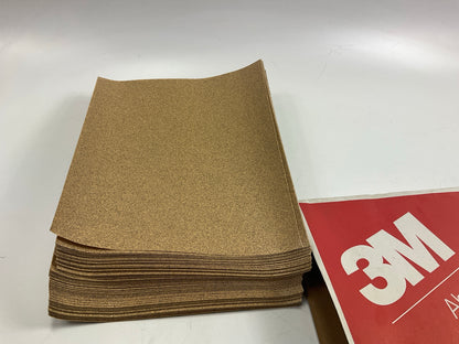 3M 02114 Production Sandpaper Sheet 100C Grit 9'' X 11'' - 100 Sheets Total