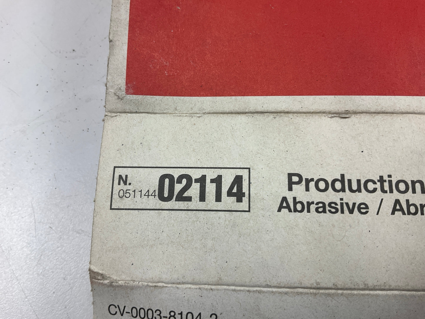 3M 02114 Production Sandpaper Sheet 100C Grit 9'' X 11'' - 100 Sheets Total