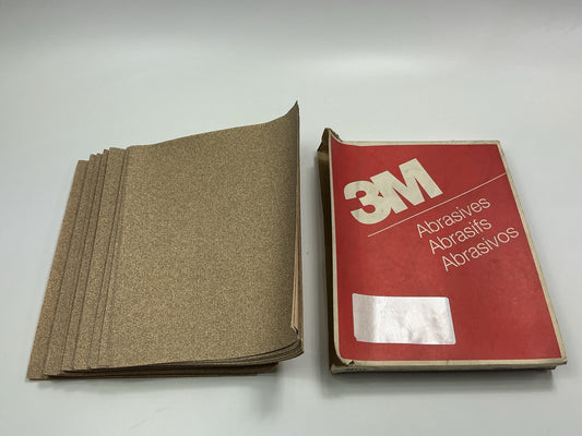 3M 02115 Sandpaper Sheet 9'' X 11'' Abrasive Sanding Sheet 80 Grit, 50 / Box