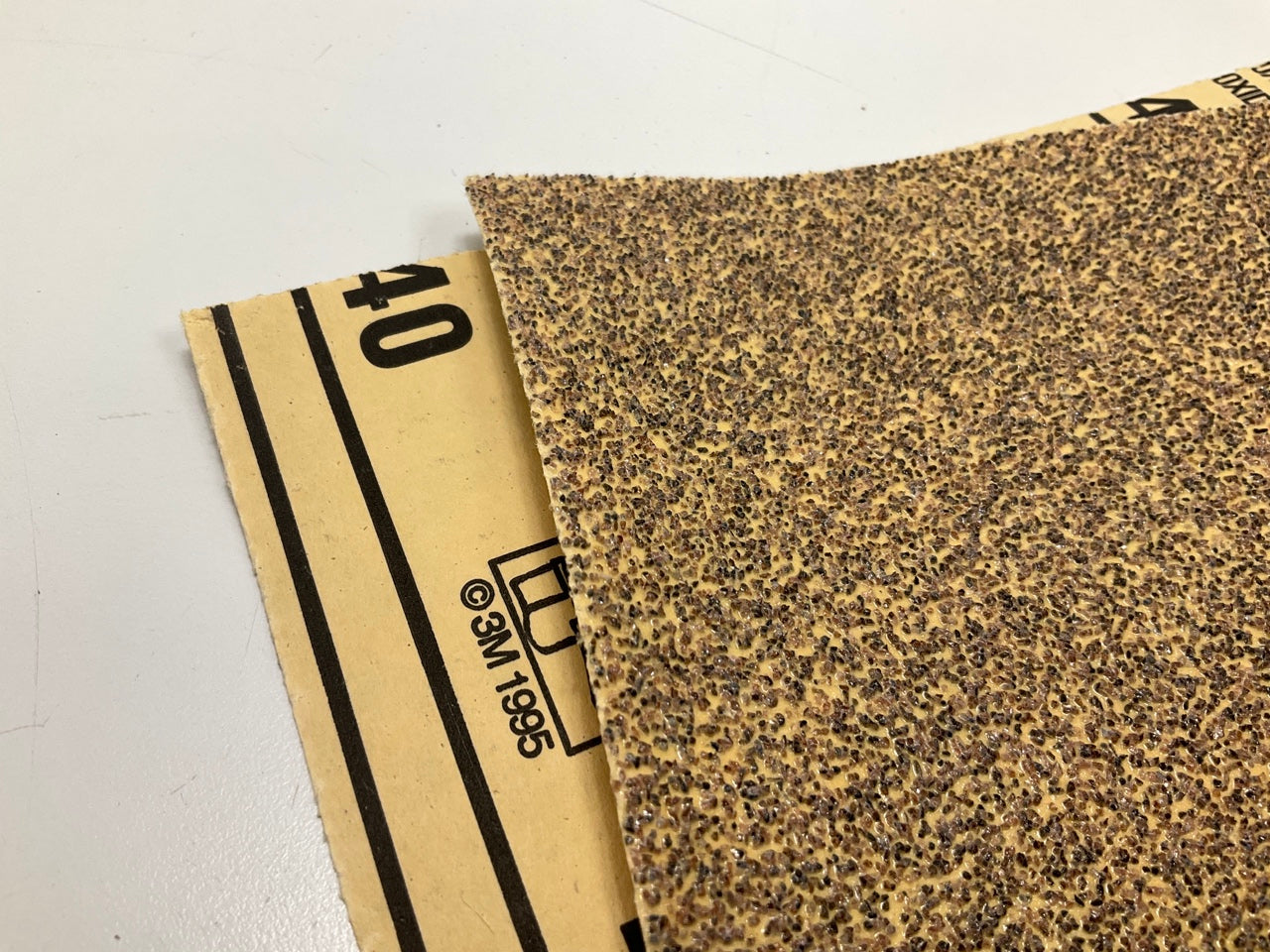 3M 02118 Sandpaper Sheets 9''x11'', 40 Grit, Pack Of 50 Sheets