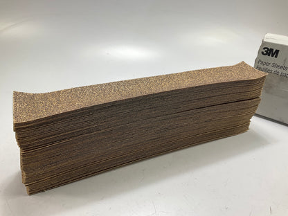 3M 02139 36D 36 Grit Sandpaper Sheets 346U 2-3/4''x17-1/2'', Pack Of (100 Sheet)