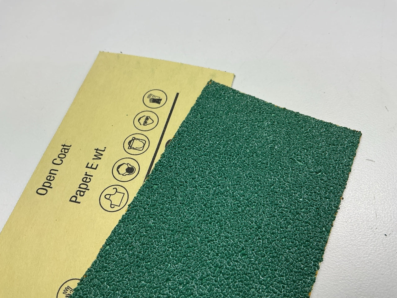 3M 02221 Green Corps Abrasive Sandpaper Sheet, 2-3/4''x17-1/2'' 40E Grit, 100 Pcs