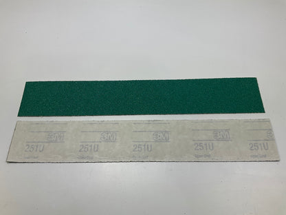 3M 02231 Green Corps Stikit Sandpaper Sheet, 2-3/4'' X 16-1/2'' 40E Grit, 100/box