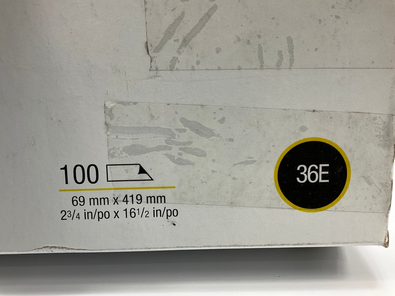 3M 02232 Green Corps Stikit Production File Abrasive Sheet 36 Grit (100 Sheets)