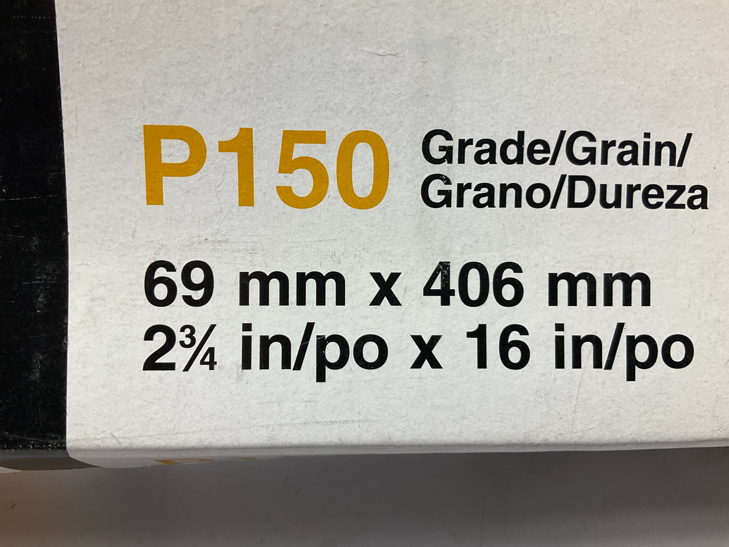 3M 02472 Hookit Gold Sandpaper Sheet 236U, 02472, P150, 2-3/4''x16'', 50 Sheets