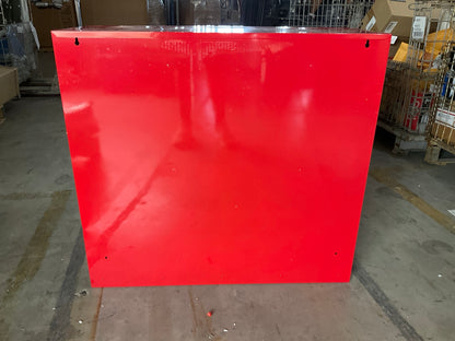 3M 02500 Abrasive Organizer Wall-Hang Metal Storage Cabinet  33''x21'', 24 Gauge