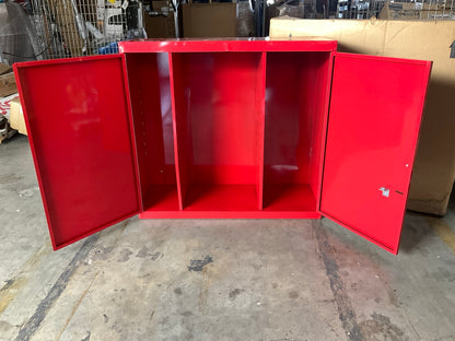 3M 02500 Abrasive Organizer Wall-Hang Metal Storage Cabinet  33''x21'', 24 Gauge