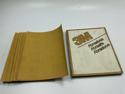 3M 02543 Gold Abrasive Sandpaper Sheet, P240 240 Grit, 9'' X 11'', 50 Sheets