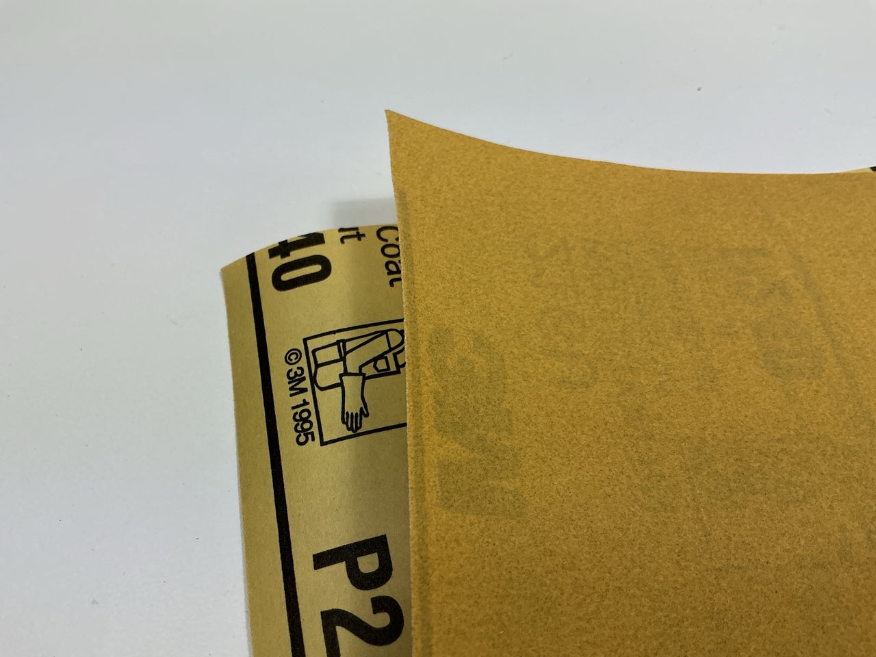 3M 02543 Gold Abrasive Sandpaper Sheet, P240 240 Grit, 9'' X 11'', 50 Sheets