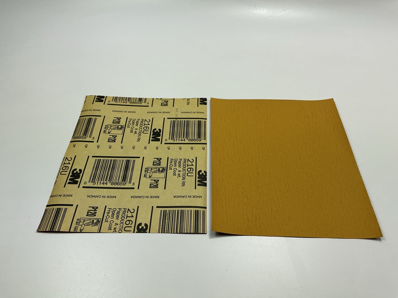 3M 02547 Sandpaper Sheets P120 Grade, 9 In X 11 In, 120 Grit 50 Sheets