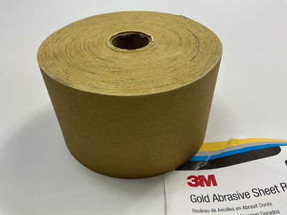 3M 02593 Stikit Gold Abrasive Sanding Sheet Roll P240A Grit, 2.75 In X 45 Yard