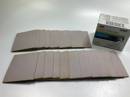 3M 02602 Softback Sanding Sponge 4-1/2 X 5-1/2 In, 20 Pack, Superfine Grit