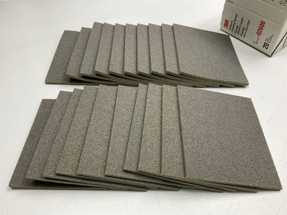 3M 02606 Sanding Sponge SoftBack 4-1/2 In X 5-1/2 In Medium Grade (20/Box)
