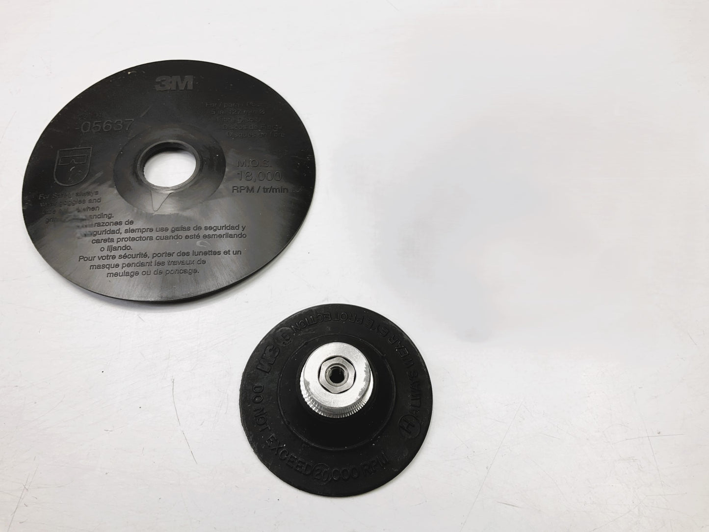 3M 02609 Sanding Disc Starter Kit, 24 36 50 Grit, 3'' & 5'' Diameter