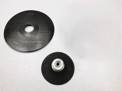 3M 02609 Sanding Disc Starter Kit, 24 36 50 Grit, 3'' & 5'' Diameter
