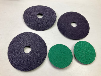 COMPLETE 3M 02609 Sanding Disc Starter Kit W Pad 24 36 50 Grit, 3'' & 5'' Diameter