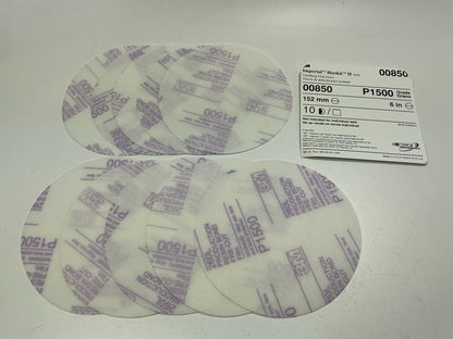 INCOMPLETE 3M 02610 Sanding Disc & Sandpaper Sheets Starter Pack & Hand Block