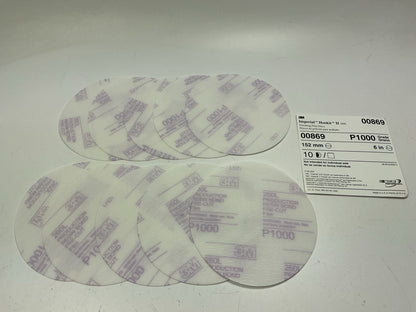 INCOMPLETE 3M 02610 Sanding Disc & Sandpaper Sheets Starter Pack & Hand Block