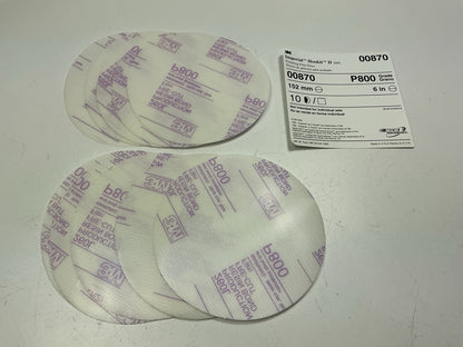 INCOMPLETE 3M 02610 Sanding Disc & Sandpaper Sheets Starter Pack & Hand Block