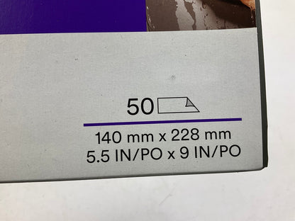 500 Sheets Total - 3M 02624 Wet Or Dry 2000 Grit Sandpaper Sheets (5-1/2'' X 9'')