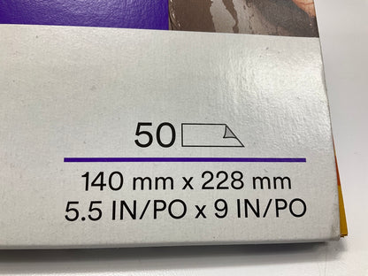 3M 02624 Wetordry 2000 Grit Sandpaper Sheets (5-1/2'' X 9'') - 50 PACK