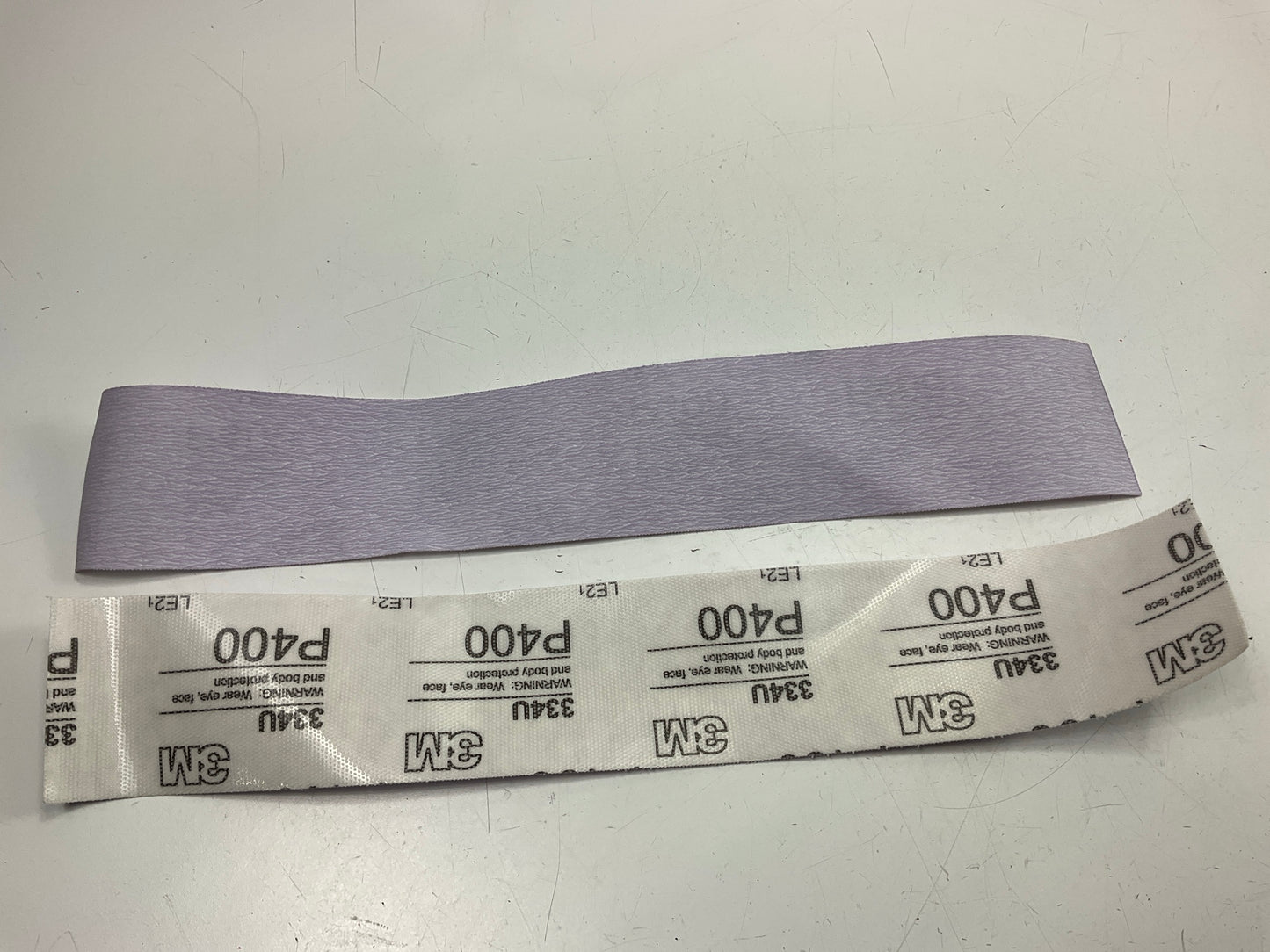 (5) 3M 02667 2.75''x16.5'' Hookit Purple Finishing Film Sandpaper Sheet 400 Grit