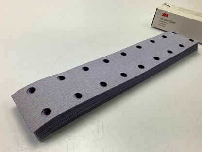 3M 02705 Hookit Purple Abrasive Sheets 2-3/4''x16'', P150 Grit, Pack Of (25)