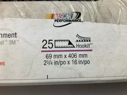 3M 02705 Hookit Purple Abrasive Sheets 2-3/4''x16'', P150 Grit, Pack Of (25)