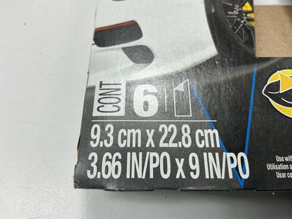 3M 03037 320 Grit Sandpaper Sheets , 3-2/3'' X 9'', 6 Sheets / Pack