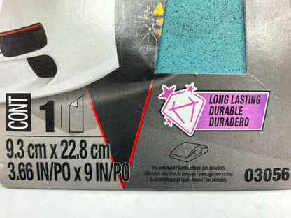 3M 03056 Trizact 5000 Grit Sandpaper Sheets, 3-2/3'' X 9'', 3 Sheets Total