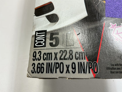 3M 03076 80 Grit, 3-2/3 In X 9 In Sandpaper Sheets, Pack Of 5