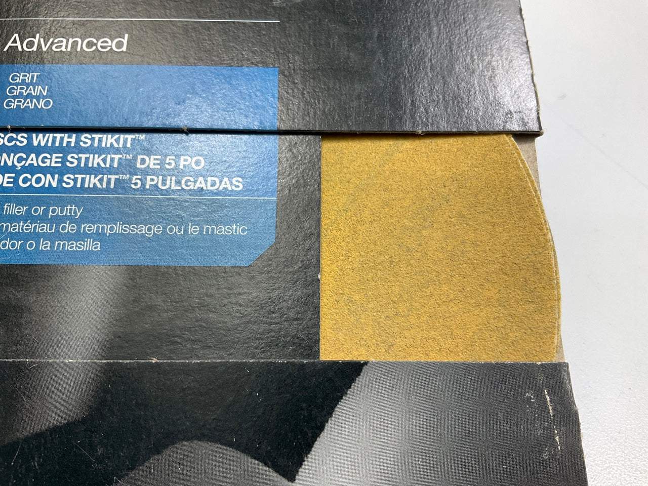 (52) Discs - 3M 03110 Auto Shape And Sand Body Filler Sanding Disc 5'', 180 Grit