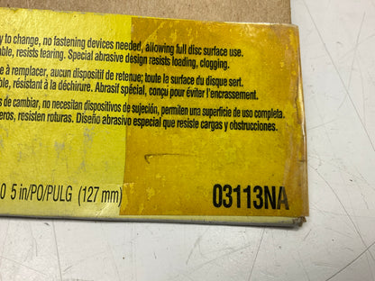 3M 5'' Adhesive Backed Sanding Discs, 15 Packs Of 3 Each: 40, 80, 180 Grit