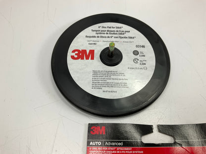 3M 03146 Auto 6'' Sanding Disc Pad For Stikit Attachment