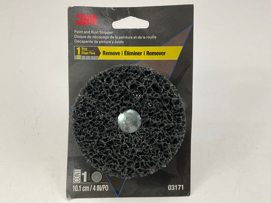 3m 03171 4'' Rust And Paint Remover Grinding Sanding Disc Stripper W/MANDREL