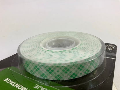 3M 03410 Mounting Tape Double-Sided Foam Adhesive Tape - 1/2 X 75'' - 1 Roll