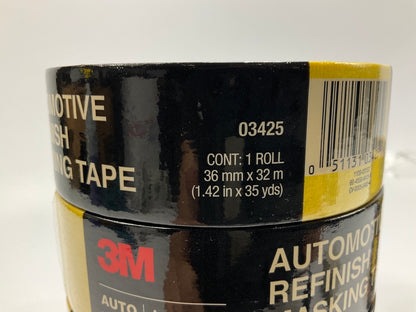 (10) Rolls - 3M 03425 Automotive Masking Tape 3425 - 1.41'' X 35 Yards Each Roll