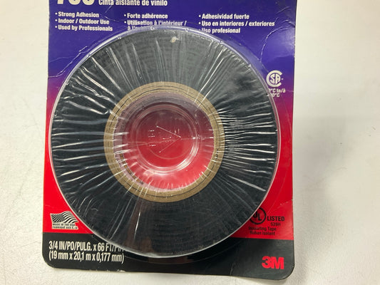 1 Roll - 3M 03429NA Scotch 700 Electrical Tape, 3/4-in By 66-feet, Black