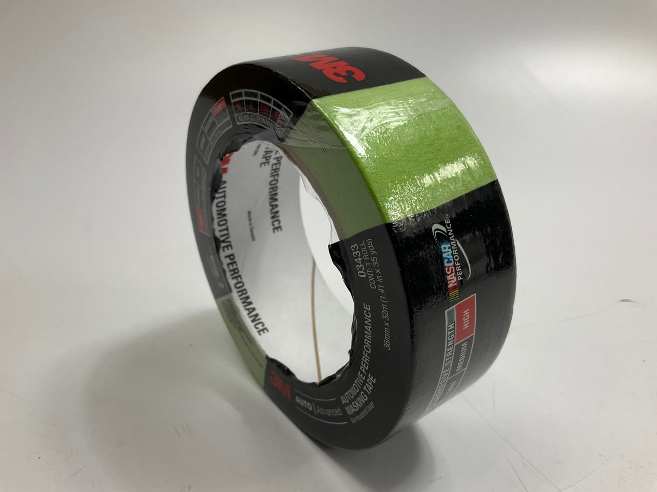 (10) Rolls - 3M 03433 Automotive Performance Masking Tape, 1.41'' X 31 Yard Each
