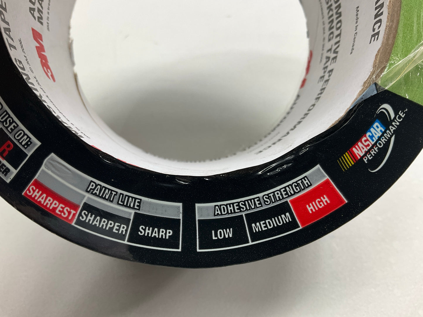 3M 03435 Automotive Performance Masking Tape, 1.88'' X 35 Yds. Green