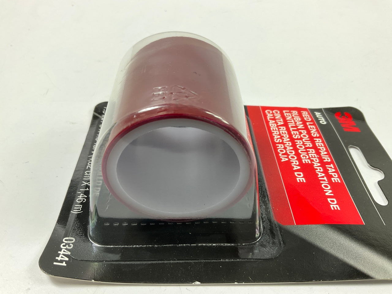 3M 03441 Red Lens Repair Tape - 1-7/8'' X 60''