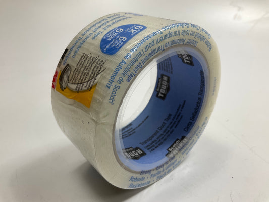 (10) Rolls  3M 03451ES Scotch Automotive Transparent Duct Tape, 1.88'' X 15 Yards