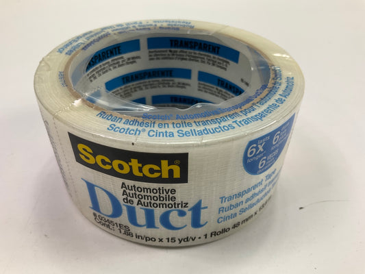 3M 03451ES Scotch Automotive Transparent Duct Tape, 1.88'' X 15 Yards