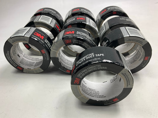 (10) Rolls - 3M 03454NA Automotive Utility Duct Tape 1.88'' X 27.3 Yds Each